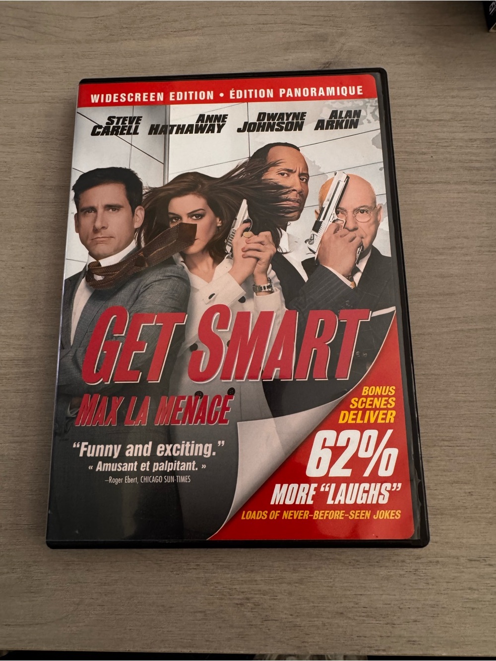 Get Smart (2008) DVD Widescreen Edition - Canadian Bilingual (Steve Carell)